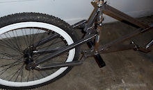 My latest Project, a 29" chopper!

Intricate mitre work on the seat satyz/seat tube juncture!